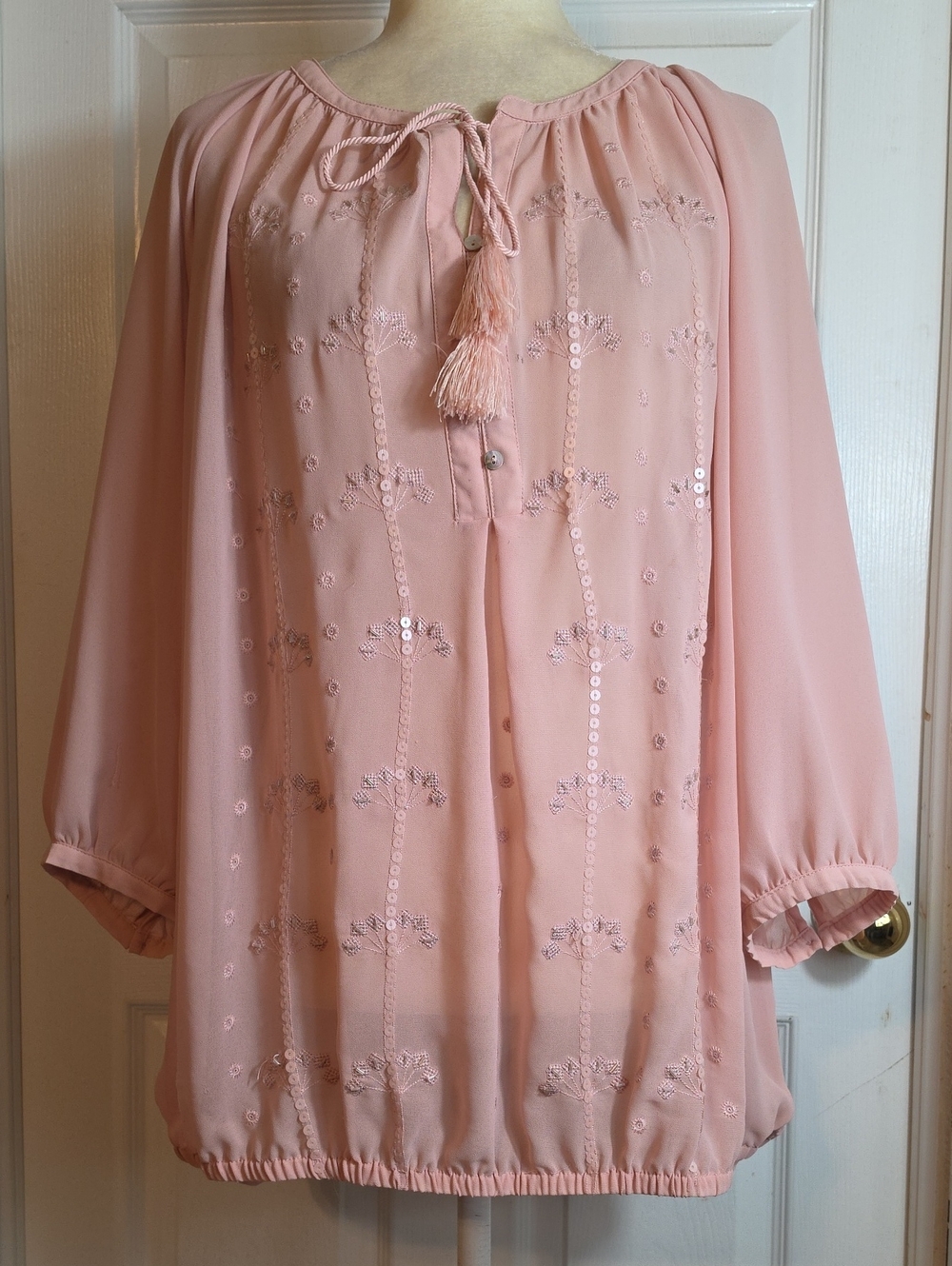 Lane Bryant Emroidered Blouse